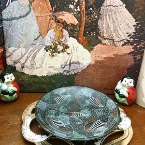 🎋🇰🇪Rare Original Vintage Find🇰🇪Kenya African Signed Display Plate AHL,1991.